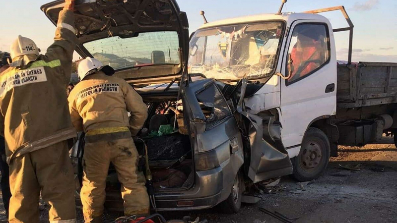 В ДТП с рейсовым автобусом в Дагестане, погибли четыре человека