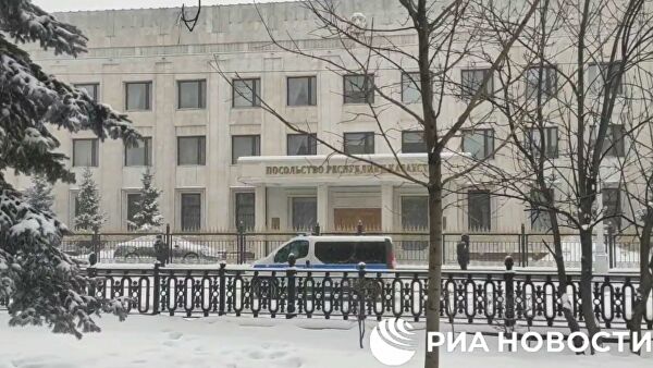 Аноним сообщал о "минировании" посольства Казахстана в Москве