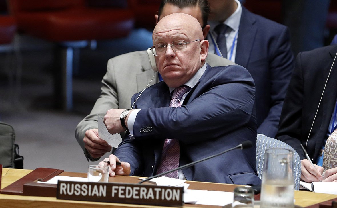 Постпред России Небензя покинул заседание Совбеза ООН по Украине, сделав заявление о войне