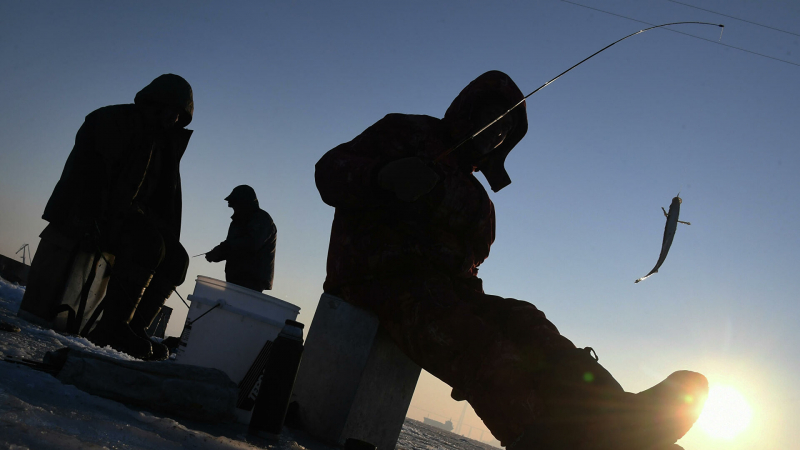 В Тверской области спасли рыбака с оторвавшейся от берега льдины
