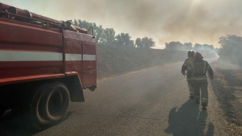 В Курганской области ввели режим ЧС из-за природных пожаров