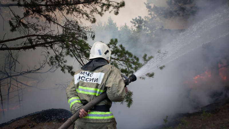 При пожаре в Иркутской области погибли два человека