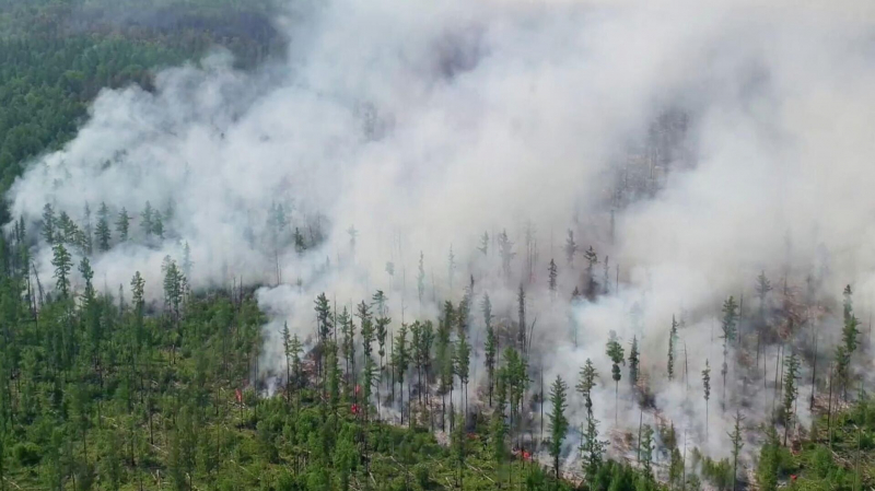 В Красноярском крае за сутки ликвидировали 17 пожаров