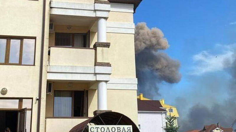 Глава Крыма Аксенов: пожар в Новофедоровке локализовали