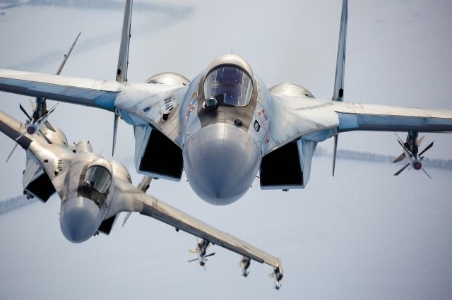 Istrebiteli Su 35s Vypolnili Petlju Nesterova Na Aerodrome Kubinka B17717d