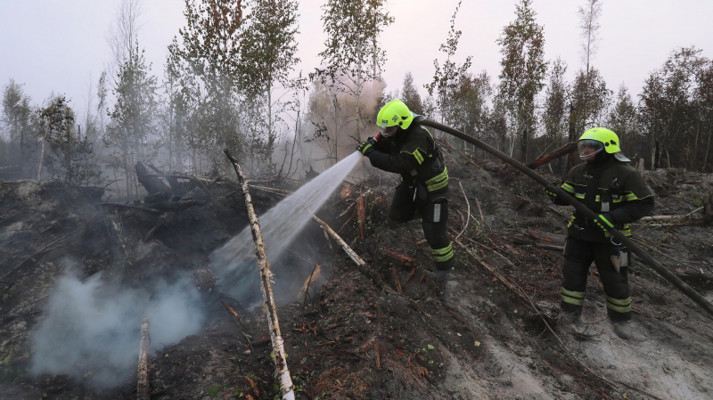 В Оренбуржье отправили дополнительные силы МЧС для тушения пожаров