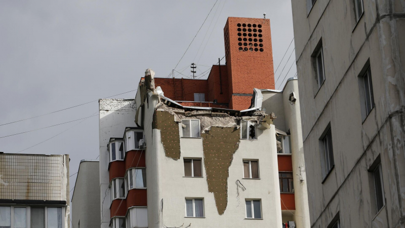 Жительница поврежденного дома в Белгороде рассказала об обстреле