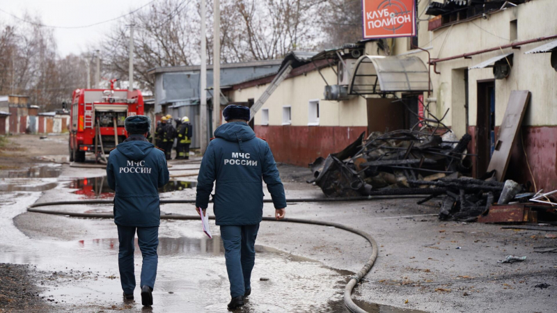 В Костроме завершили работы по разборке сгоревшего кафе