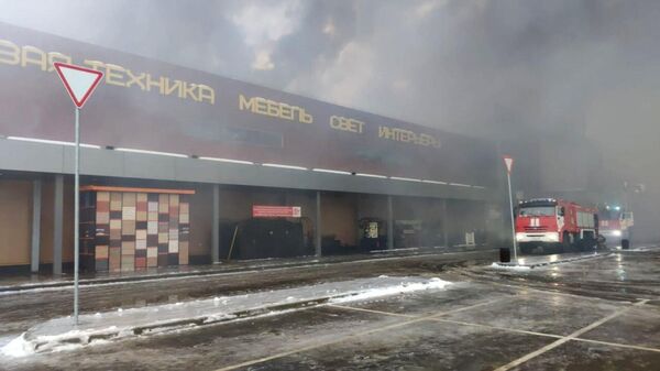 В торговом центре в Балашихе ликвидировали открытое горение