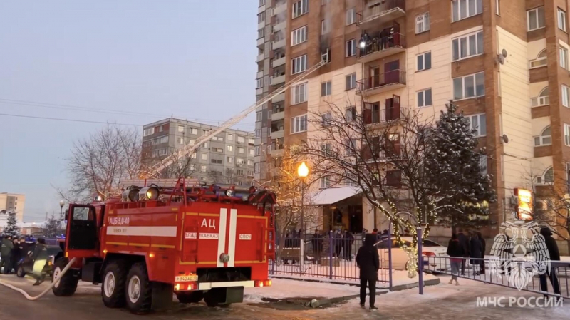 В Южно-Сахалинске выгорел этаж офисного здания