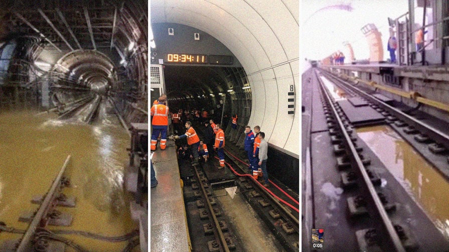 Открытую Путиным линию метро в Москве затопило водой – поезда срочно остановили: туннель заливает потоп