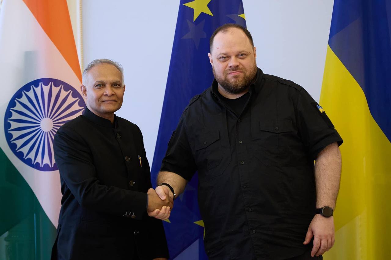 Формула мира Зеленского и участие Украины в G20: Стефанчук встретился с делегацией из Индии 