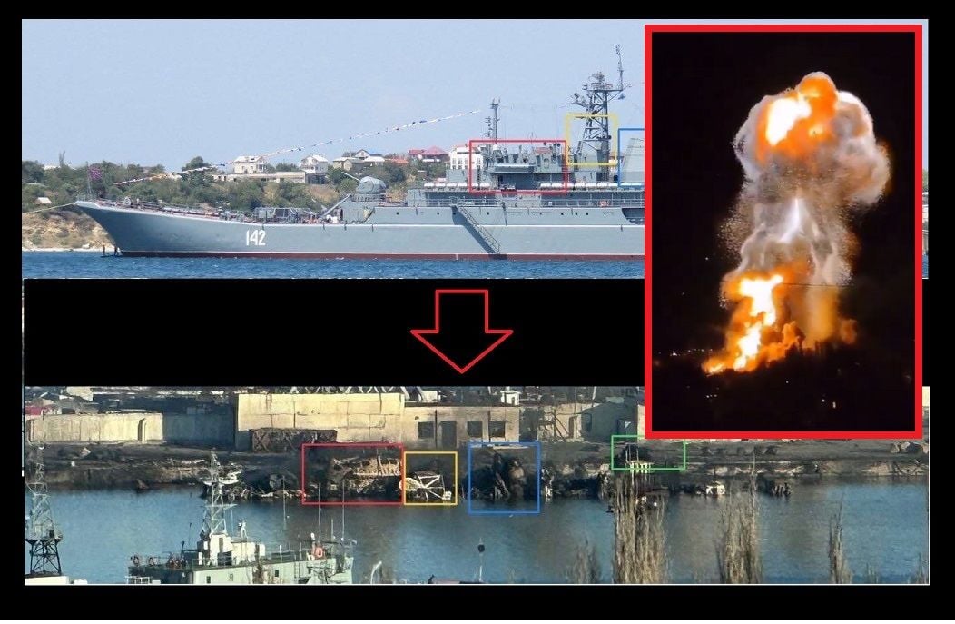 Стыдно рассказывать: в Сети показали, как росТВ осветило потопление БДК "Новочеркасск" в Крыму