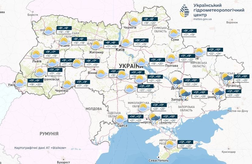 Летняя жара спадет, и пойдут дожди с грозами: синоптик рассказал, когда изменится погода в Украине