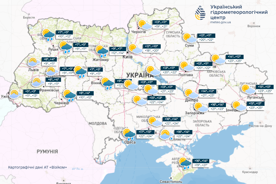 Аномальное тепло в Украине сохранится до 10 октября везде, кроме 7 областей 