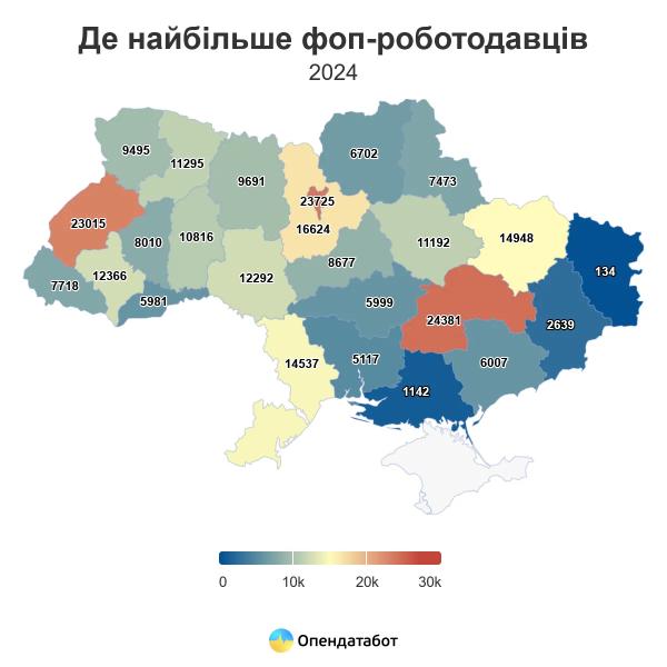 ФЛП стали чаще нанимать работников: где малые бизнесы растут