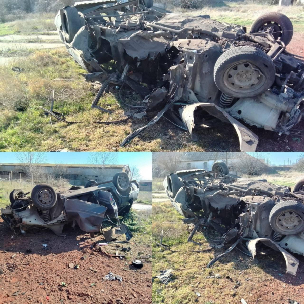 "Осталась груда покореженного металла", – в Скадовске взорвано авто с двумя российскими офицерами