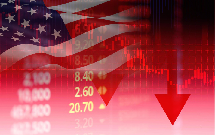 Американські біржі «тонуть» три дні поспіль через мита Трампа