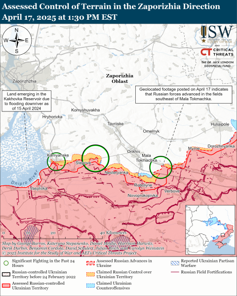 На Запорожском направлении армия Путина применила новую тактику: в ISW озвучили причину и цель Кремля