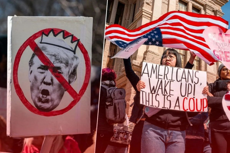 В США массовые протесты против Трампа охватили всю страну: бунтуют все 50 штатов - CNN
