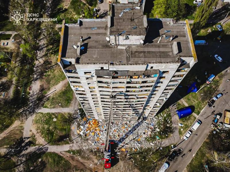 Вражеский удар рф по Харькову: аварийно-спасательные работы завершены