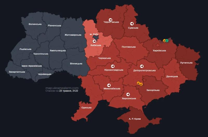 Над Днепропетровской областью зафиксированы вражеские "шахеды"