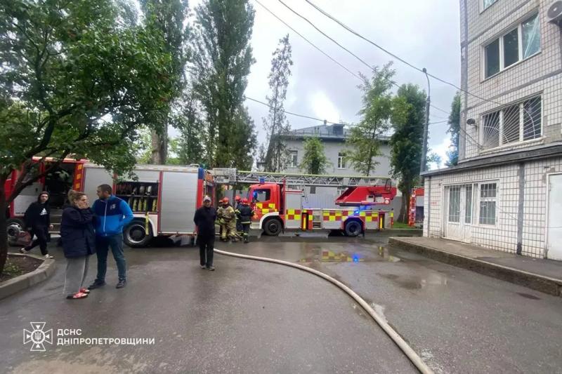 В инфекционной больнице Кривого Рога произошел пожар: погиб мужчина