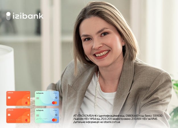 izibank запускає першу в Україні банківську картку зі шрифтом Брайля