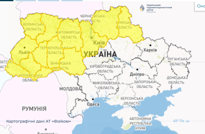 Ливни и град накроют часть Украины через несколько часов: названы области, где ждать непогоду