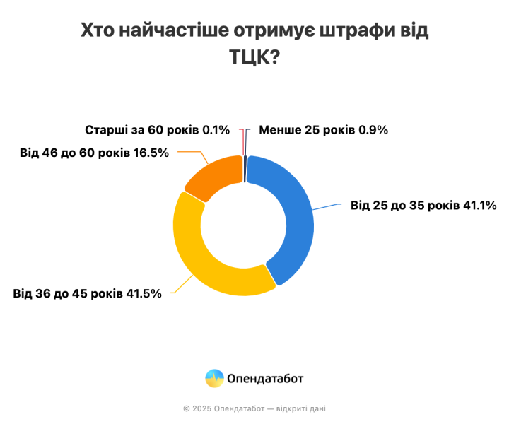 Штрафів від ТЦК побільшало. Хто найчастіше їх отримує та де