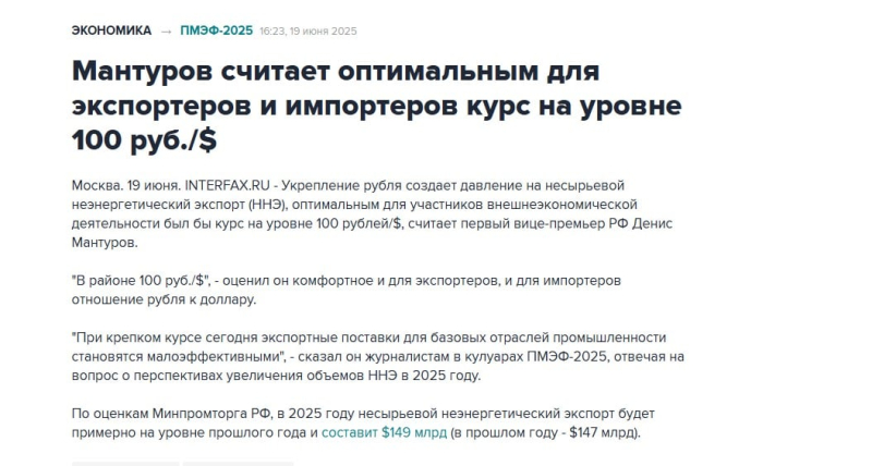 У Путина начали готовить россиян к резкому обвалу рубля: прибыль от экспорта рушится