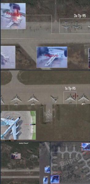 Уничтожены самолеты "Ту-95" и "Ту-22": появились спутниковые снимки с авиабазы Белая