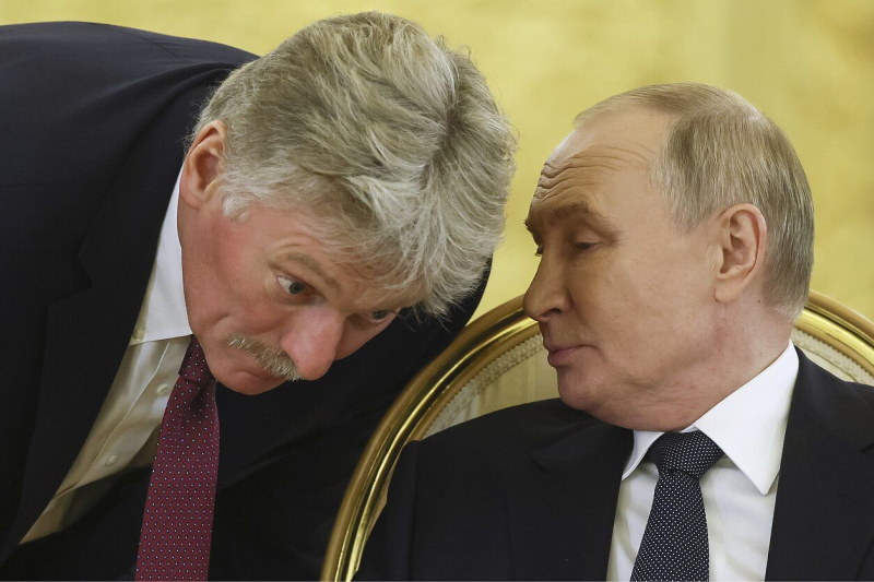 Выступление Путина в Минске: в объективы камер попала неожиданная реакция Пескова