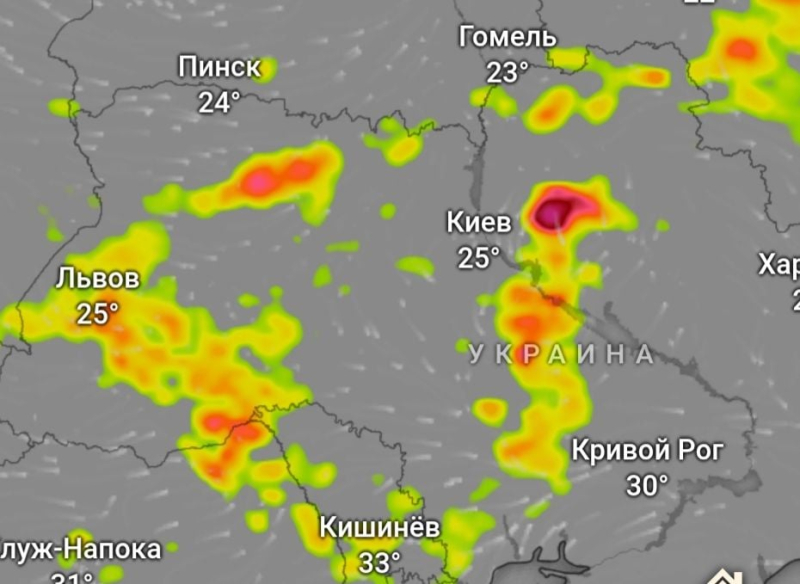 Сильнейшие ливни накроют часть Украины в ближайшие часы: названы области
