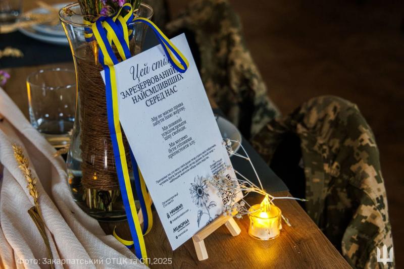 Акция "Стол памяти": тысячи заведений и воинские части вспоминают павших защитников Украины