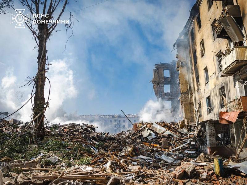 Число погибших в результате удара РФ по Краматорску возросло до 4 человек - ГСЧС
