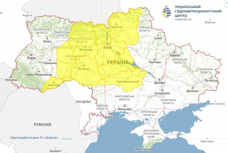 Ливни, шквалы и град: уже ночью Украину накроет опасный атмосферный фронт