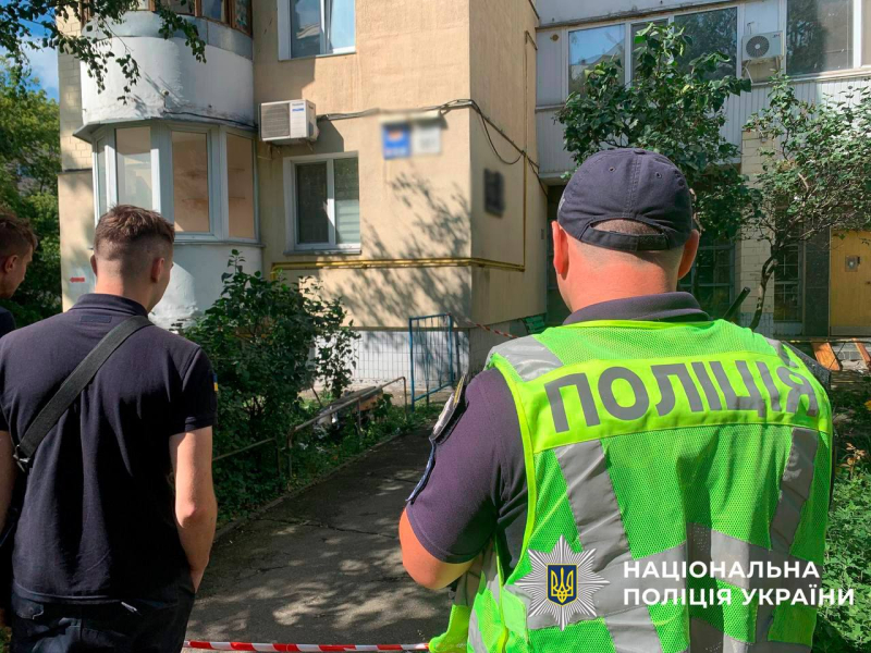 Полиция показала российский военный БпЛА, который упал в Киеве