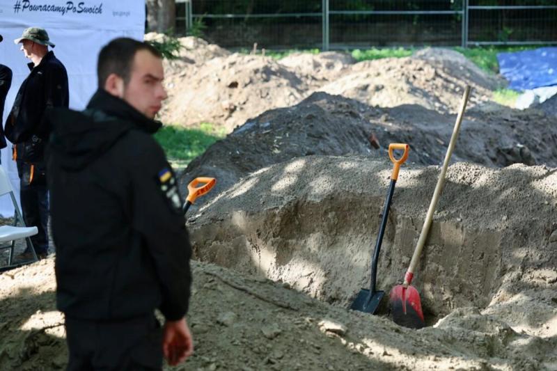 Во время эксгумаций во Львове украинско-польская экспедиция обнаружила около полусотни тел