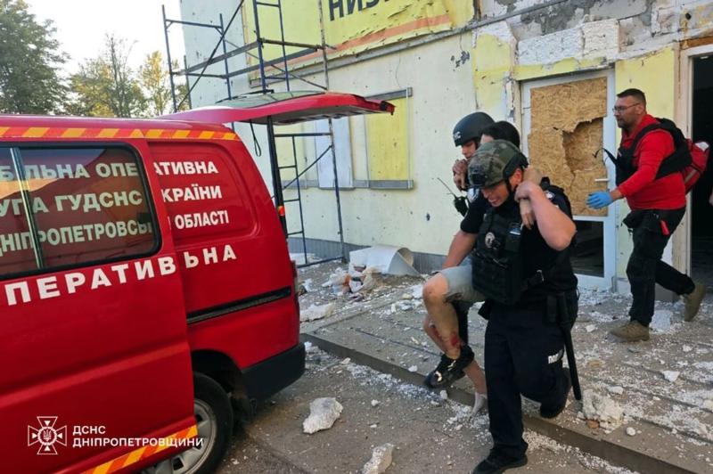 Атака РФ на Днепропетровщину 24 сентября: есть раненые и погибший