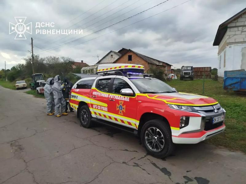 Неподалеку от Ровно произошла утечка хлора: три человека обратились к медикам