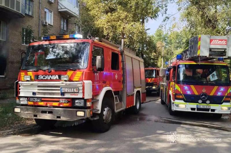В Кривом Роге в результате пожара погибли двое детей, еще трое травмированы