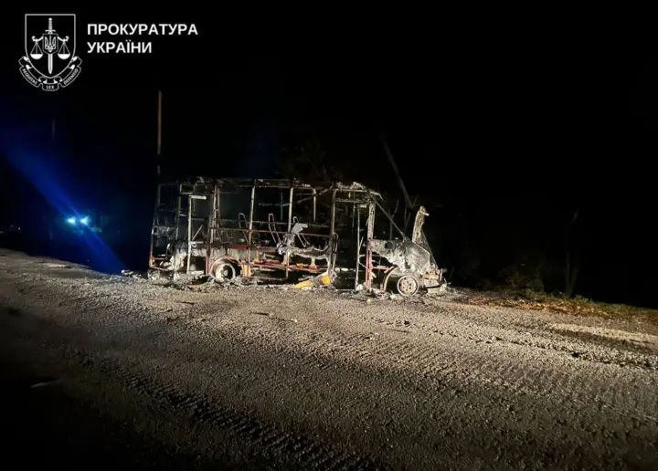 Удар по микроавтобусу в Сумской области: в больнице скончался 69-летний мужчина