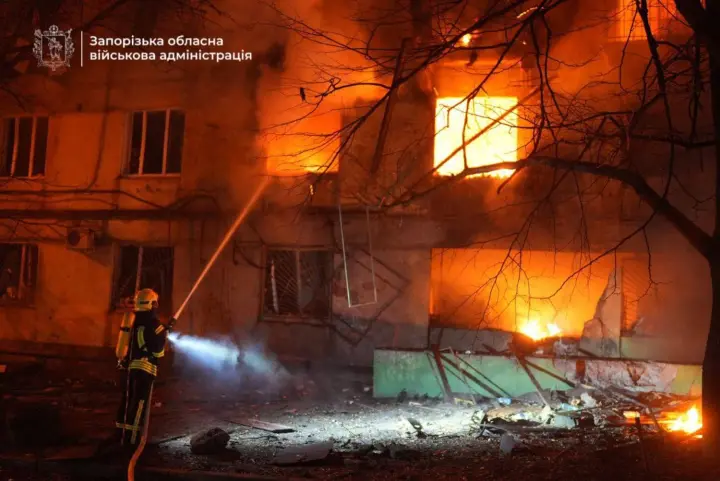 Атака на Запорожье: число раненых возросло до 19