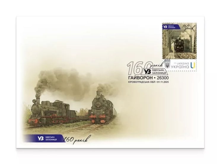 Укрпошта випустила марку з нагоди Дня залізничника (фото)