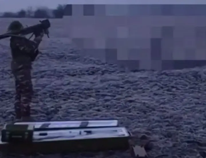ВСУ показали сбитие мобильной группой вражеской ракеты "Калибр" из ПЗРК в Хмельницкой области