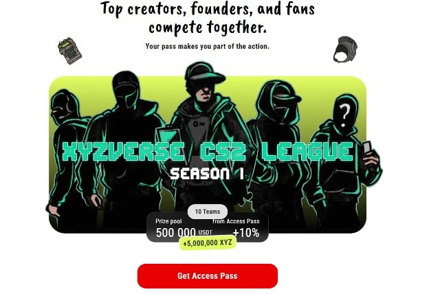 Грайте, змагайтеся, заробляйте: CS2 League від XYZVerse, мости, криптовалюта та ігри