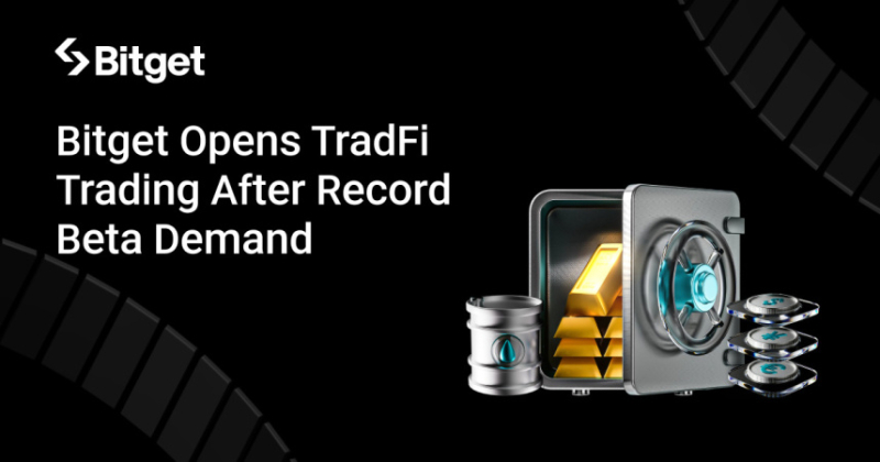 Bitget відкриває доступ до торгівлі TradFi для всіх користувачів після рекордного попиту на бета-тестування
