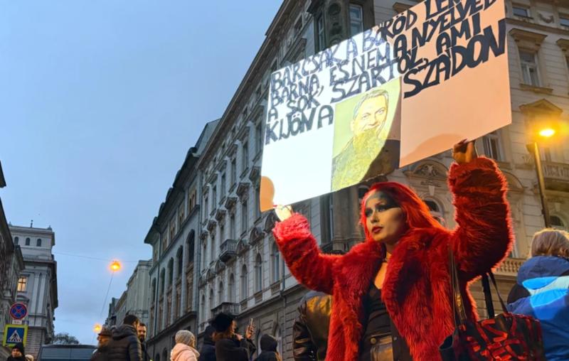 Цыганская община Венгрии вышла на протест против заявлений соратника Орбана