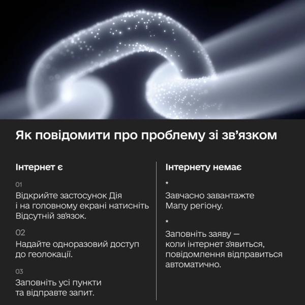 Исчезает связь или интернет: украинцев призвали сообщать о проблеме в Дії